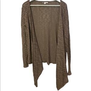 Volcom small grey Go To Wrap open front sweater